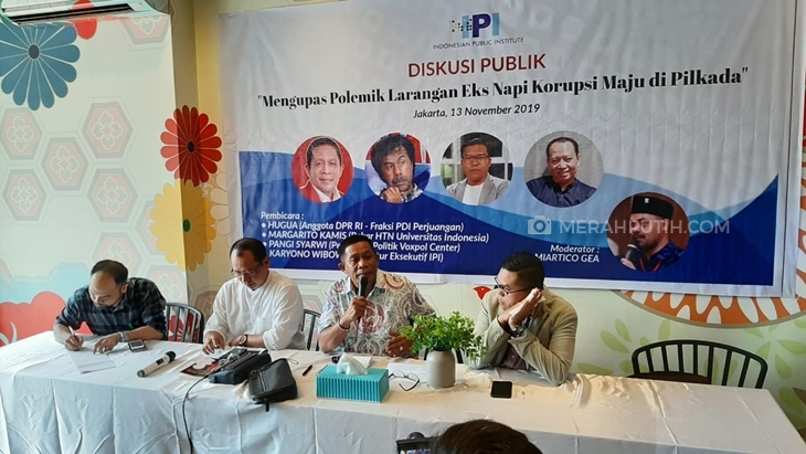 KPU Diminta Ikuti Aturan dengan Tak Larang Eks Napi Koruptor Ikut Pilkada