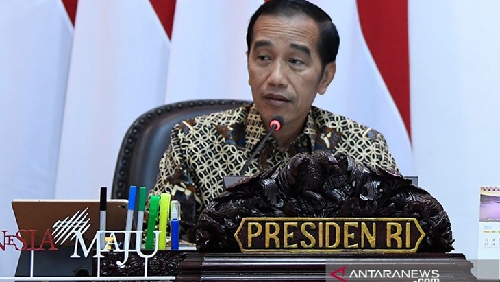Presiden Joko Widodo. (ANTARA FOTO/Puspa Perwitasari)