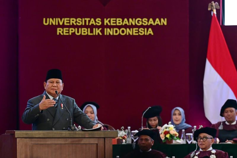 Saat Presiden Prabowo Ajak Wisudawan Nyanyikan Bersama Kasih Ibu, Ingatkan Sosok Paling Berharga