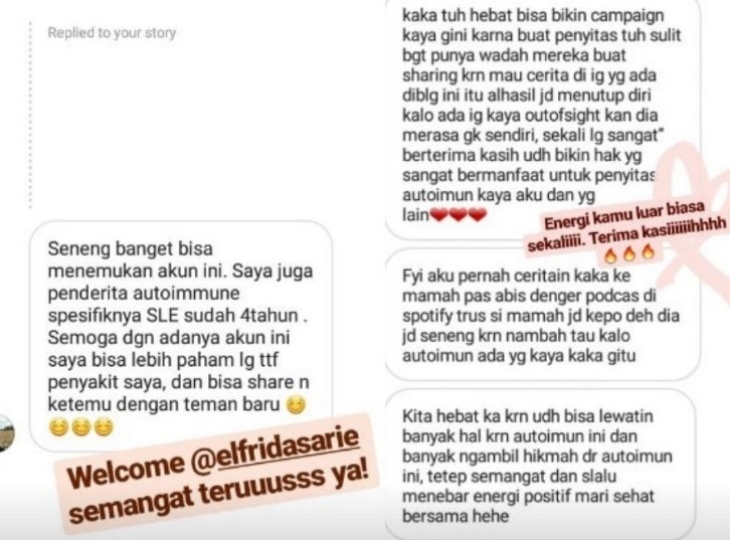 Erskiditha Putri Hanura, Pahlawan Autoimun di Balik Akun Out of Sight
