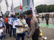 Buruh Demo Depan Istana Negara Minta Penaikan UMP 2026, Polisi Ingatkan untuk tak Provokasi