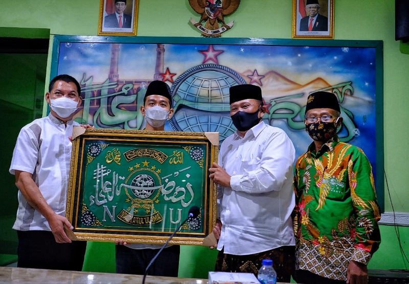 Gibran temui NU Solo. (Foto: Antara).