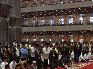 Presiden Jokowi, Wapres, dan Sejumlah Menteri Salat Idulfitri di Masjid Istiqlal