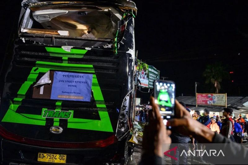 Bus Maut Rombongan SMK Lingga Kencana Depok Ternyata Bodong dan Tak Lakukan Uji Berkala
