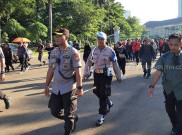 Antisipasi Terjadi Gesekan, Massa Jakarta Bergerak Dikawal Keluar Lewat Monas