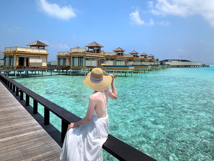 Angsana Velavaru merupakan resort mewah di Pulau Velavaru. (Foto: instagram.com/jennyvu0903)