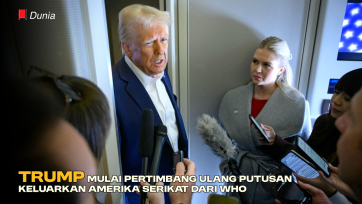 Trump Mulai Pertimbang Ulang Putusan Keluarkan Amerika Serikat dari WHO