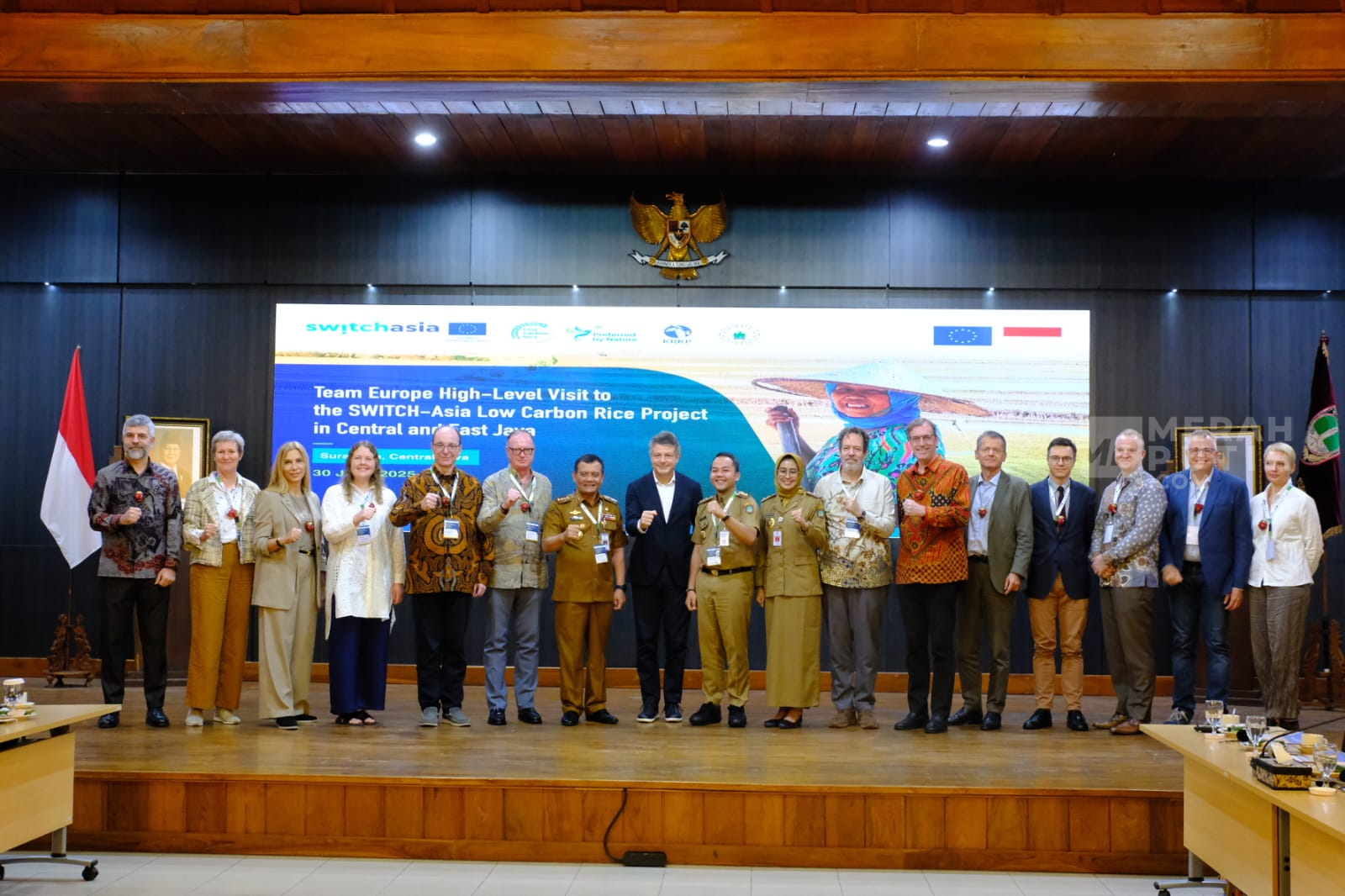 Uni Eropa dan Pemprov Jawa Tengah Kolaborasi Produksi Beras Berkelanjutan Hemat Energi