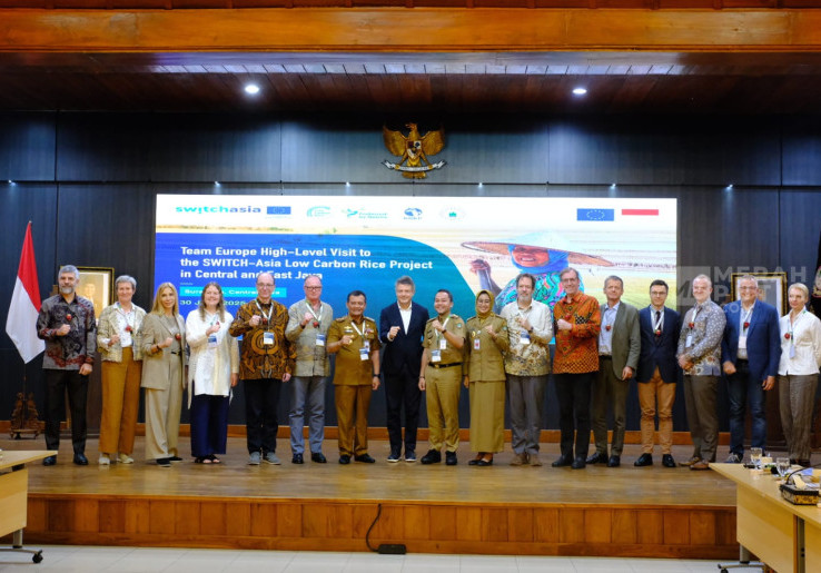Uni Eropa dan Pemprov Jawa Tengah Kolaborasi Produksi Beras Berkelanjutan Hemat Energi