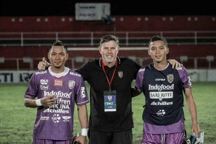 Pelatih kiper Bali United, Andy Petterson. (Bali United)