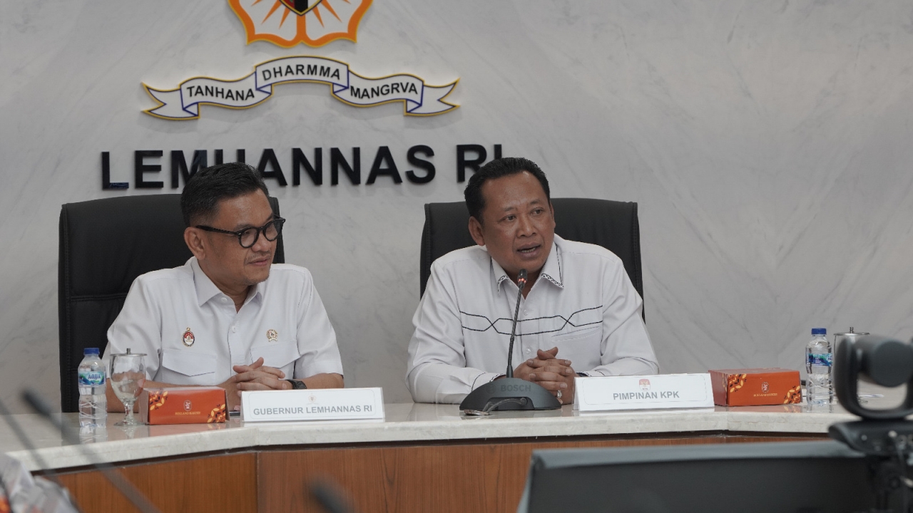 KPK Serahkan Aset Rampasan Rp 3,52 Miliar ke Lemhannas 
