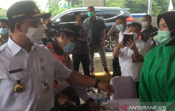 Anies Langsung Tindak 148 Pemudik Positif COVID-19 ketika Masuk Jakarta