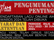 Pendaftaran Lagu secara Daring AMI Awards 2024 Resmi Dibuka