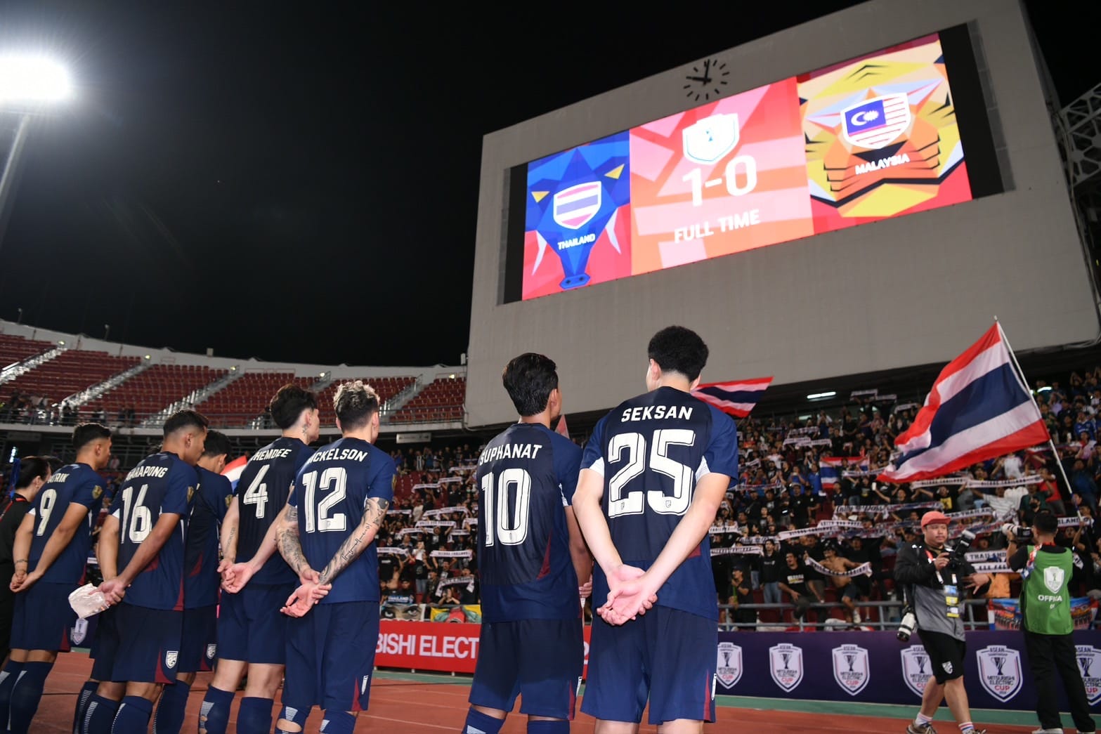Timnas Thailand Punya Poin Sama dengan Singapura Usai Kalahkan Malaysia 1-0
