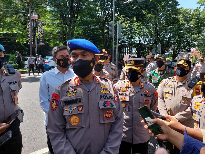 Wakaopspus Aman Nusa Penanganan COVID-19 Irjen Pol. Verdianto Iskandar Bitticaca. (Foto: MP/ Ismail)