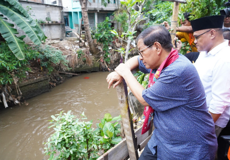 Kali Krukut Kerap Banjir, Pramono Ungkap Solusinya Pembebasan Lahan Bantaran