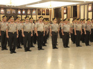 42 Perwira Tinggi dan 121 Perwira Menengah Polri Naik Pangkat