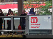 Jelang HUT ke-80 RI, Nuansa Merah Putih Warnai Stasiun dan Kereta LRT Jabodebek