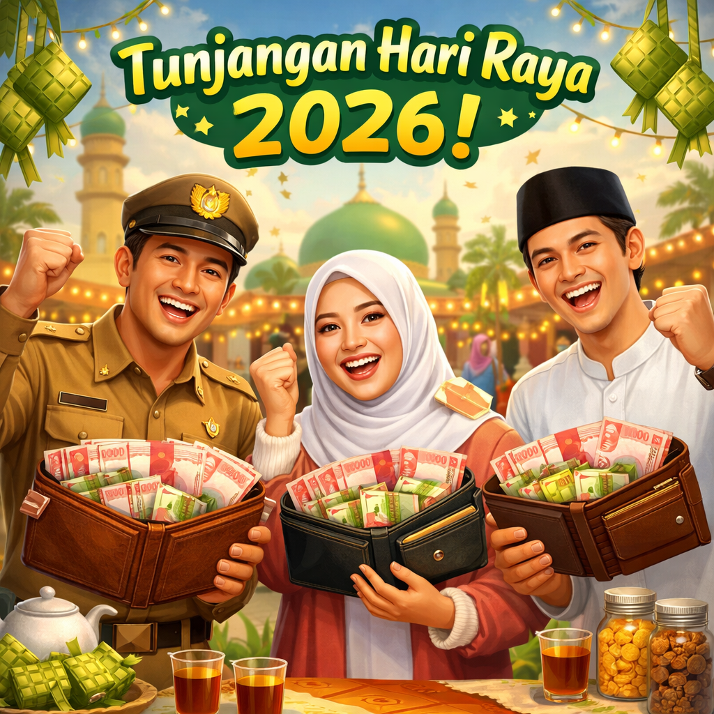 Tunjangan Hari Raya 2026 Resmi Cair Lebih Awal? Ini Jadwal dan Cara Menghitungnya