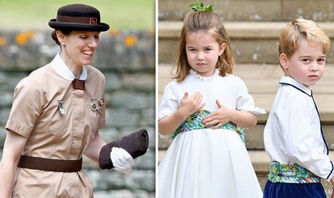 Prince George, Princess Charlotte, dan Maria Borrallo