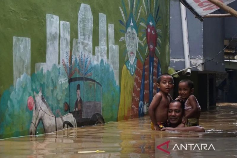 Titik Banjir di Jakarta Bertambah, 43 Jiwa Diungsikan