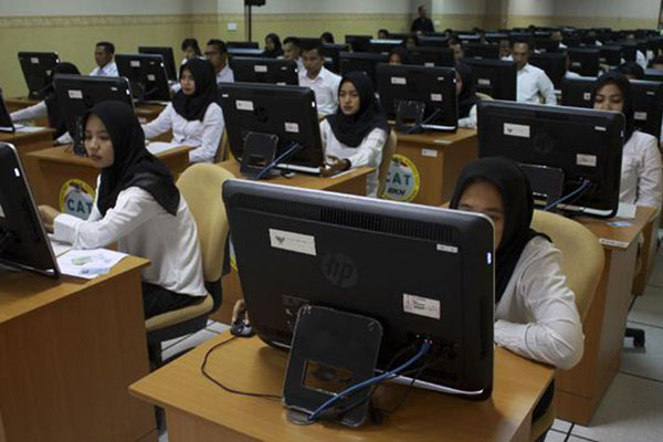 Di Bangka Tengah, Lulusan SMA/SMK Serbu Pendaftaran CPNS dan PPPK Satpol PP