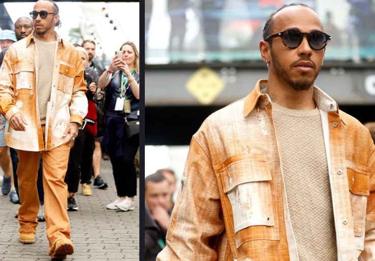 Lewis Hamilton Tampil Mewah dengan Balutan Busana Dior
