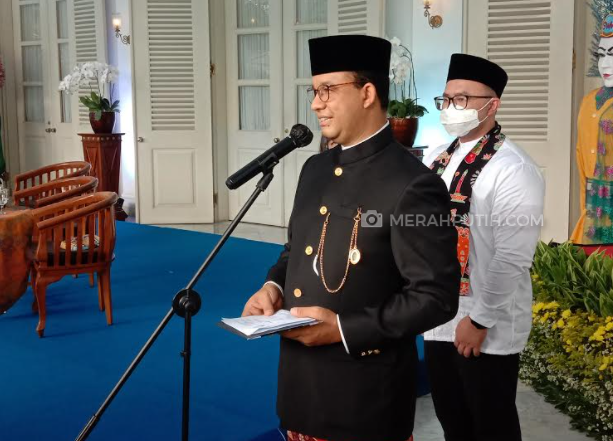 HUT Jakarta, Anies Ajak Semua Pihak Bangkitkan Ekonomi DKI