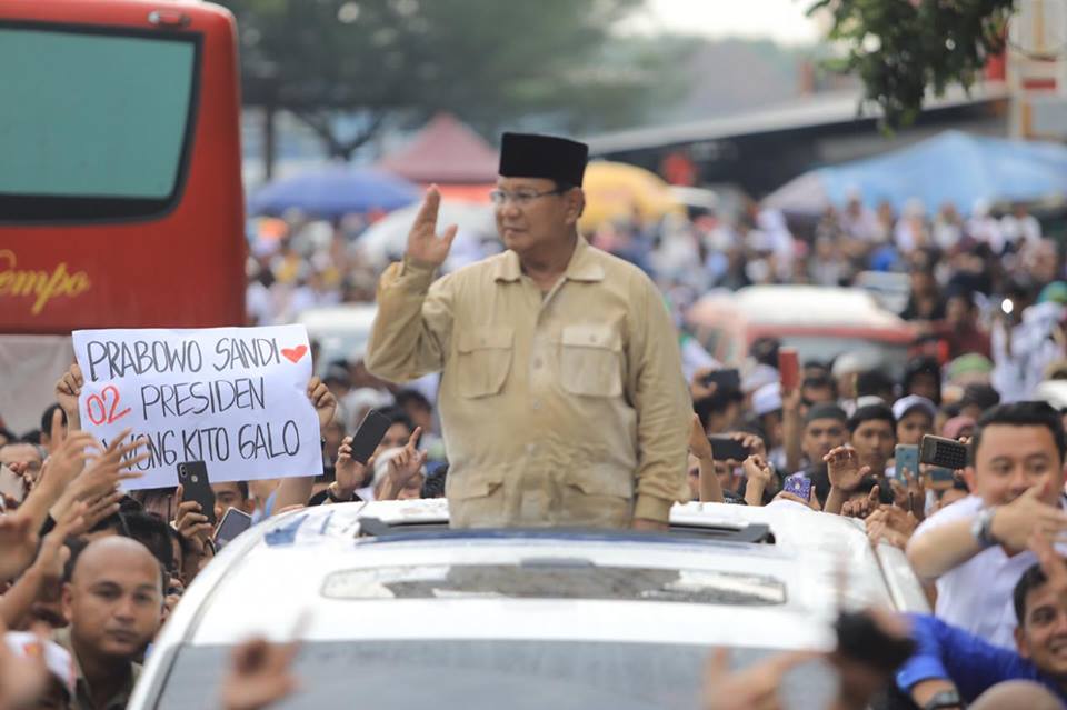  Prabowo: Ada Upaya Penggiringan Opini Oleh Lembaga Survei Seolah Kita Kalah
