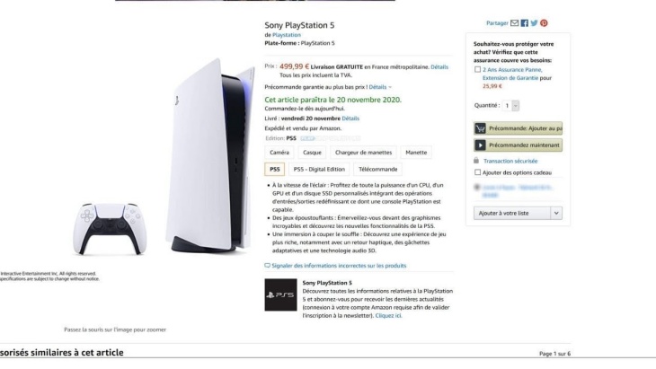 Harga PS5 Bocor. (Foto: Twitter Ben Geskin)
