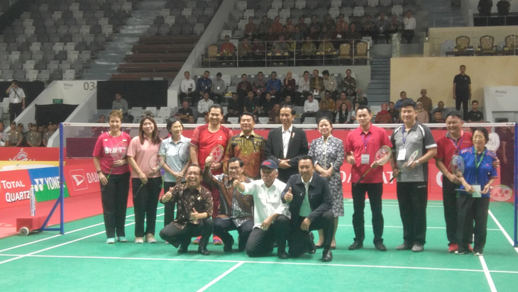 Presiden Jokowi Kaget Lihat Perubahan Istora Senayan