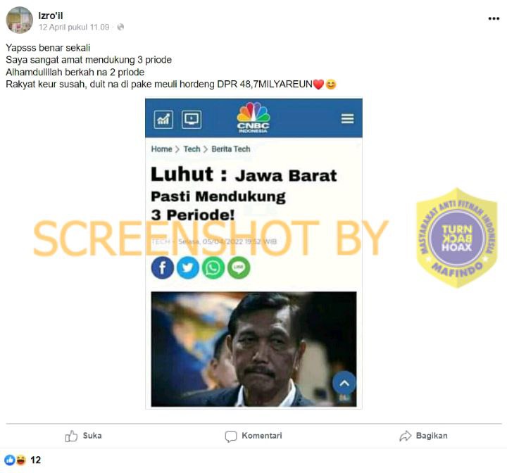 Tankap Layar Berita. (Foto: Mafindo)