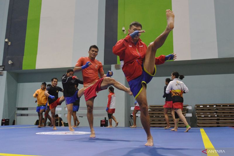 Timnas Wushu Indonesia. (Foto: Antara)