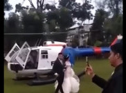 Mabes Polri Tarik Pilot Helikopter Pengangkut Pengantin di Medan