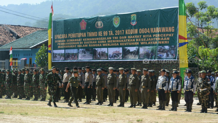 TMMD Kodim 0604/Karawang Bangun Jalan Sepanjang 5,6 KM