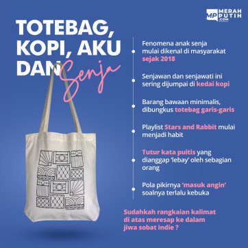 Totebag, Kopi, Aku, dan Senja