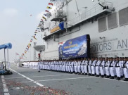 Kapal Induk Eks Italia Resmi Jadi KRI Sriwijaya-100, Panglima TNI Kukuhkan Komandannya