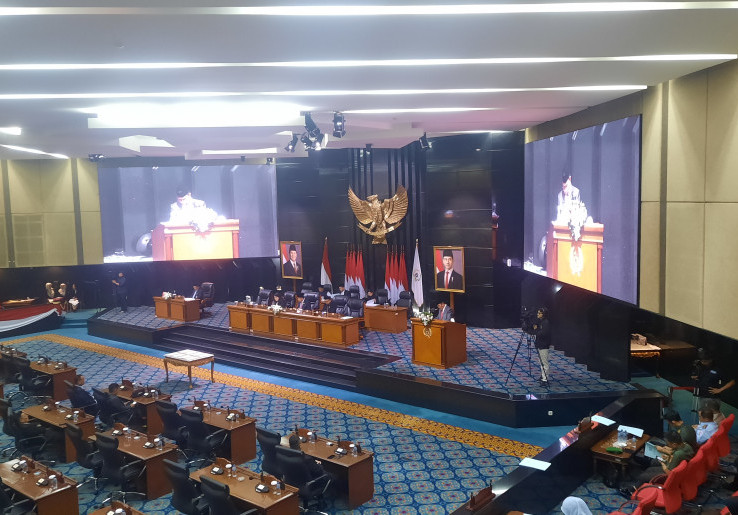 Ruang Rapat Paripurna DPRD DKI Sepi, Banyak Dewan yang Absen