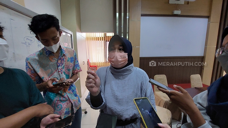 Ketua Tim Evaluasi UKM Menwa Sunny Ummul Firdaus, Sabtu (30/10). (Ismail/Jawa Tengah)