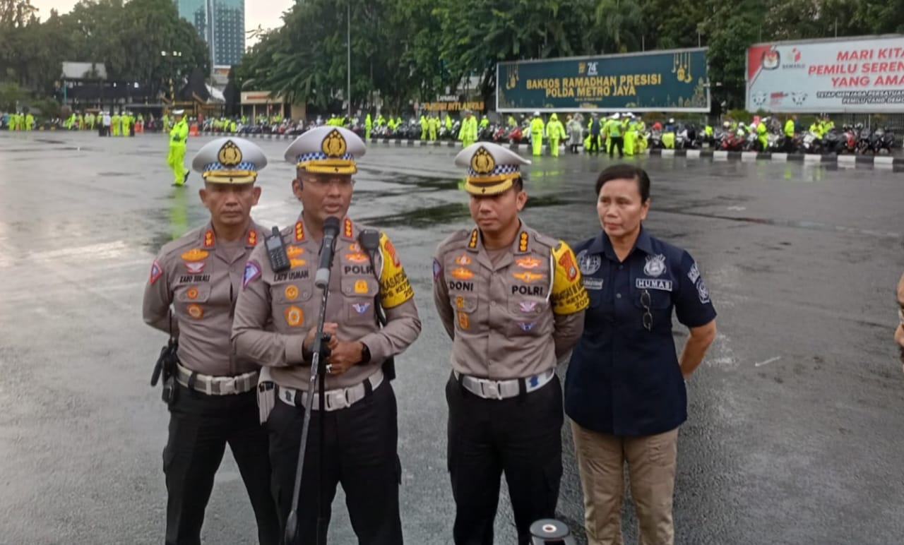 Polda Metro Jaya Lakukan Penutupan Jalan saat Kegiatan Paus Fransiskus di Jakarta