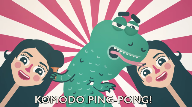 Setelah Nasi Padang, Kini Ada Komodo Ping-Pong