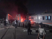 KA Brantas Tabrak Truk di Semarang, Sebabkan Ledakan Dahsyat
