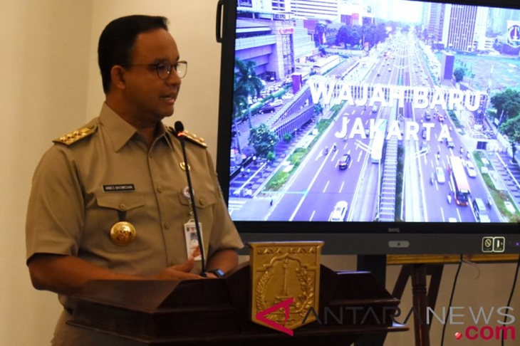 Gubernur DKI Jakarta Anies Baswedan. (ANTARA/FAUZI LAMBOKA)