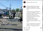 Viral, Jambret di Surabaya Babak Belur Setelah Terjebak Portal Lockdown