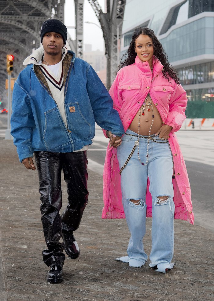 Rihanna dan A$AP Rocky menyambut anak pertama. (Foto People)