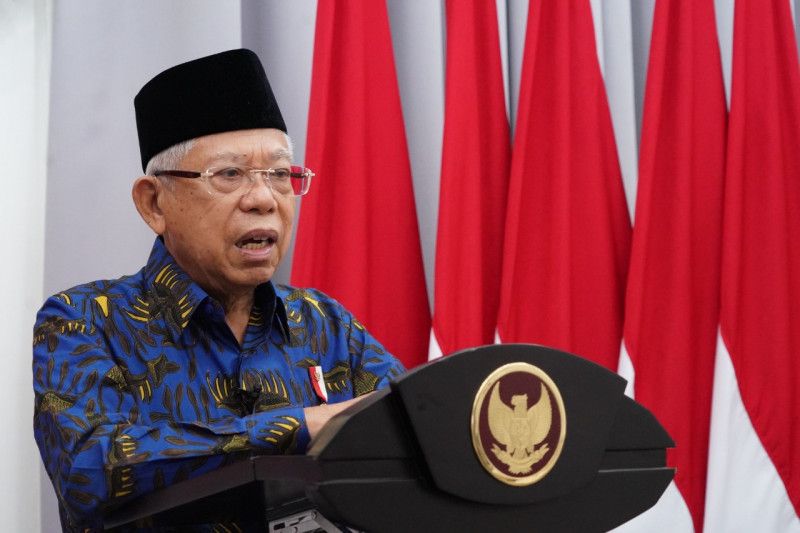 Wakil Presiden Ma'ruf Amin. (Foto: Antara)