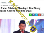 [HOAKS atau FAKTA]: Pemerintah Mau Jual 100 Pulau Kosong Tak Berpenghuni