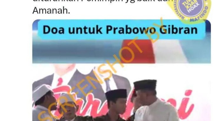 [HOAKS atau FAKTA] : Kyai Yang Doakan Prabowo Gibran Meninggal Dunia