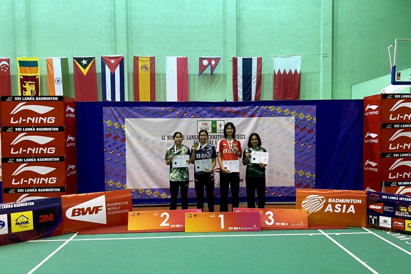 Ruzana, Tunggal Putri 18 Tahun Indonesia Juara Sri Lanka International Series 2024