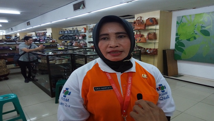 Kepala Sub Bagian Hukum RSUD Dr Moewardi, Eko Haryati, Rabu (29/4). (MP/Ismail)